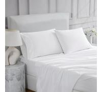 Linen Closet Ultimate Percale Arctic White Twin Set Sheet 3 Piece Set