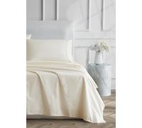 Linen Closet Ultimate Percale Ivory Full Set Sheet 4 Piece Set