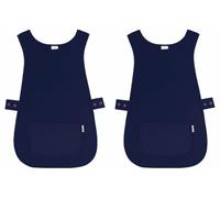 LINEN CLOSET® Womens Tabards with Pockets for Men Cleaning Catering Chef Kitchen Aprons Unisex Hygea Tabard Apron Work Tabards Ladies