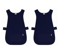 LINEN CLOSET® Womens Tabards with Pockets for Men Cleaning Catering Chef Kitchen Aprons Unisex Hygea Tabard Apron Work Tabards Ladies