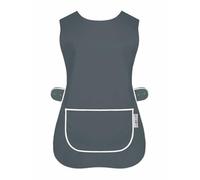 LINEN CLOSET Womens Tabards with Pockets for Men Ladies Cleaning Catering Chef Kitchen Aprons Unisex Hygea Tabard Apron Work Tabards