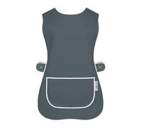 LINEN CLOSET Womens Tabards with Pockets for Men Ladies Cleaning Catering Chef Kitchen Aprons Unisex Hygea Tabard Apron Work Tabards