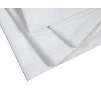 Linen Clubs - Slub Cotton Duck Dinner Napkins - White - 18x18 (Set of 12) - 100% Slub Cotton duck with Linen Look Napkins (Slub Duck)