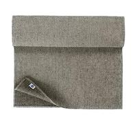Linen & Cotton Beautiful and Noble Wide Table Runner Honeycomb - 100% Linen, Black Beige (47 x 130 cm) Table Decorations Table Linen for Home Living Room Dining Event Wedding Reception Christmas
