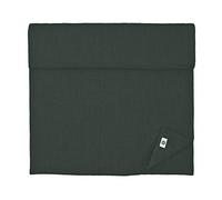 Linen & Cotton Table Runner Cloth Hygge in 100% Linen, Black (40 x 90 cm) Washable Small Rectangle Runner for Coffee Table Home Decoration Kitchen Dining Party Brunch Christmas