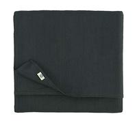 Linen & Cotton Tablecloth Table Linen Cloth Cover Hygge - 100% Linen, Black (140 x 300 cm) Rectangular Washable Long Table Cloth for Home Kitchen Dining Decoration Restaurant Hotel Summer Party