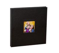 Linen Cover Photo Album / Scrap Book - Black
