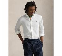 Linen Custom Fit Shirt White