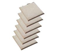 Linen Dining Chair Cushions Set of 2/4/6 with Ties - Comfortable Kitchen Seat Pads for Home & Office Decorative 40x40cm Chair Cushions for Dining Room
