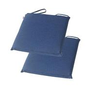 Linen Dining Chair Cushions Set of 2/4/6 with Ties - Comfortable Seat Pads for Kitchen & Office Stylish Home Decor - 40 x 40cm Chair Pads for Enhanced Comfort
