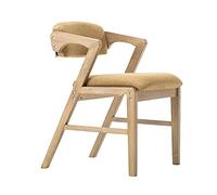 Linen Dining Chairs for Kitchen & Office, Solid Wood Frame, Ideal for Restaurants, Banquets, Bedrooms, Balconies - Elegant, Durable Design, Perfect for Any Space