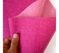Linen Fabric by The Yard - 145cm Wide -Cloth for Sewing, Quilting, Curtain Linings, Dressmaking, Arts, Crafts, Dressmaking, Bedding, Bunting, Pillowcases & Totes(Rose red,145x500cm)