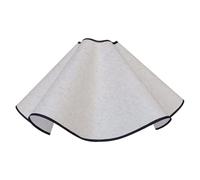 Linen Fabric Petal Lampshade E14/E27 Interface Eye-Friendly Light Cover, Elegant Modern Decor for UK Home Office, Perfect Housewarming Gift