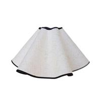 Linen Fabric Petal Lampshade E14/E27 Interface Eye-Friendly Light Cover, Elegant Modern Decor for UK Home Office, Perfect Housewarming Gift