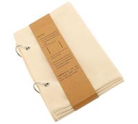 Linen Fabric Sketchbook Art Drawing Book Reinforced Stitching Tear Resistant 175x145mm for Sketching Drawing Journaling Fabric Sketch Pad Large Size