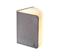 Linen Fabric Smart Booklight Large - Urban Grey Gingko Design Multi One Size