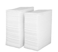 Linen Feel Disposable Guest Towels - Cloth Like White Paper Hand Napkins 200 Pack - Highly Absorbent, Soft Fancy Guest Hand Towels for Bathroom, Parties, Dinner, Cocktails, Kitchen, Weddings & Events