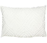 Linen House Palm Springs Ogee White Tufted Pillowcase