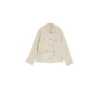 Linen Jacket with Chest Pockets Women Tom Tailor Beige 40