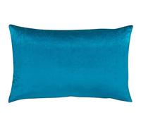 Linen Loft Bella Plain Velvet XL Rectangular Cushion Cover. Teal Blue Supersoft Velvet Chenille. Modern and On-trend Home Accessory. 23x15 XL Rectangle Cushion Cover Only.