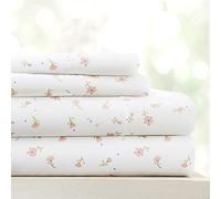 Linen Market 4 Piece Queen Sheets Set (Pink Floral) - Sleep Better Than Ever with These Ultra-Soft & Cooling Bed Sheets for Your Queen Size Bed - Deep Pocket Fits 16" Mattress