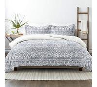 Linen Market Duvet Cover Sets, Microfiber, Rustic Navy, Full/Queen