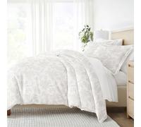 Linen Market ienjoy Home Patterned Microfiber Cover Set, Vine Grey, California King