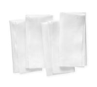 Linen Napkins 20 x 20 inch - 100% Pure Linen White Dinner Napkins Cloth Set of 4 - Cloth Napkins Washable with Mitered Corners for Easter Day and Spring Decor