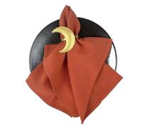 Linen Napkins 64Pcs Napkin Cloths Dark Green 30x45cm Cotton Fabric Serviette Kitchen Tea Table Towels For Farmhouse Wedding Decoration(Rust red)