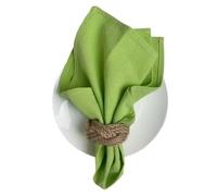 Linen Napkins 64Pcs Napkin Cloths Dark Green 30x45cm Cotton Fabric Serviette Kitchen Tea Table Towels For Farmhouse Wedding Decoration(Grass green)