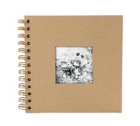 Linen Photo Album | 40 Pages Linen Elegant Scrapbook Photo Album For Memories | Covered Scrapbook Photo Album, Photo Scrapbook Albums, Scrapbooking Albums For 3 X 3-Inch Photos, School Life, Wedding