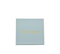 Linen Photo Album - Little Man Bambino by Juliana Light Blue One Size