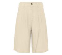 Linen Pleated Bermuda Shorts Women s.Oliver Beige 48