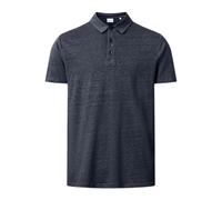 Linen polo KnowledgeCotton Apparel Bleu L