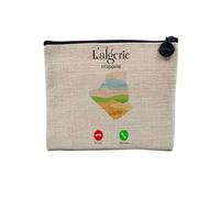 Linen Pouch - Call Telephone Passion Travel Decroche Humour Tourism Africa Asia Europe Tradition - Linen Look Canvas Make-Up Bag - Toiletry Bag - Coin Purse, Algeria 3, 15 x 10 cm, Makeup Bag