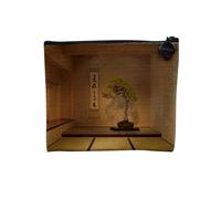 Linen Pouch - Collection Most Beautiful Photos of India Sculpture Culture Travel Landscape City - Linen Look Canvas Makeup Bag - Toiletry Bag - Coin Purse, Kashmir, 15 x 10 cm, Makeup Bag