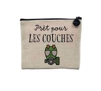 Linen Pouch - Joke Humour Collection Annivesary Word Games Funny Funny Gift Idea - Linen Look Canvas Make-Up Bag - Toiletry Bag - Coin Purse, The Layers, 15 x 10 cm, Makeup Bag