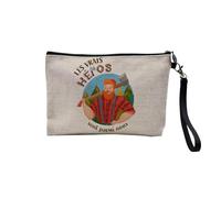 Linen Pouch - Trades Collection The True Heroes Job Profession Teacher Doctor Teacher Caregiver - Linen Look Canvas Makeup Bag - Toiletry Bag - Coin Purse, Lumberjack, 23.5 x 15 cm, Makeup Bag