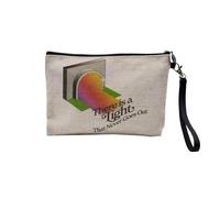 Linen Pouch - Zoomer Culture Collage Vintage Illustration Art Humour Joke Street Wear Canvas Makeup Bag Linen Look Toiletry Bag Coin Purse, A Light, 23.5 x 15 cm, Makeup Bag