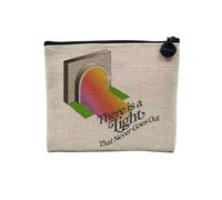 Linen Pouch - Zoomer Culture Collage Vintage Illustration Art Humour Joke Street Wear Canvas Makeup Bag Linen Look Toiletry Bag Coin Purse, A Light, 15 x 10 cm, Makeup Bag