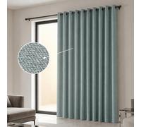 (Linen Ringtop - Sage Green) 66x84 Dual Panel Curtains with Free Tiebacks | Premium Quality Drapes