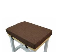 ＡＷＨＡＯ Linen Seat Cushion With Resilient Foam Padding Secure Buckle Straps Soft Breathable Cover And Support Suitable For Learning Space, 34 24 8cm, Linen Coffee