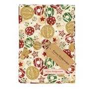 Linen Set: Emma Bridgewater Christmas Biscuits Oven Glove And Tea Towel Set, Cotton