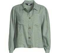 Linen Shirt Jacket lands end Pale Green 10-12