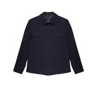 Linen Shirt Jacket - male - Brooks Brothers - Light Jackets - Blue - L - Jackets L