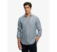 Linen shirt Superdry Riviera Bleu L