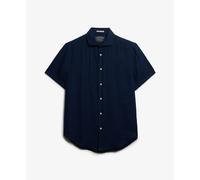 Linen shirt Superdry Riviera Blue L