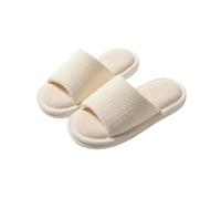 Linen Slippers Women| Womens Open Toe Slippers| Breathable Home Sliders| Thick Sole Thermal Sliders| Slip On House Slides| Soft Winter Slides| Non-Slip Memory Foam Slipper| Ladies House Shoes