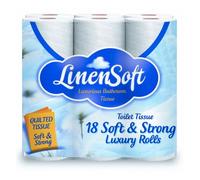 Linen Soft 2 Ply Quilted Toilet Tissue 54 Rolls Pack