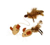 Linen spring mouse Kerbl Nature (x2)